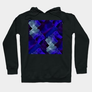 Watercolor chaotic shapes Hoodie